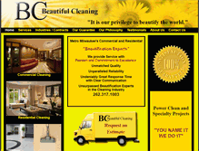 Tablet Screenshot of beautifulcleaning.com